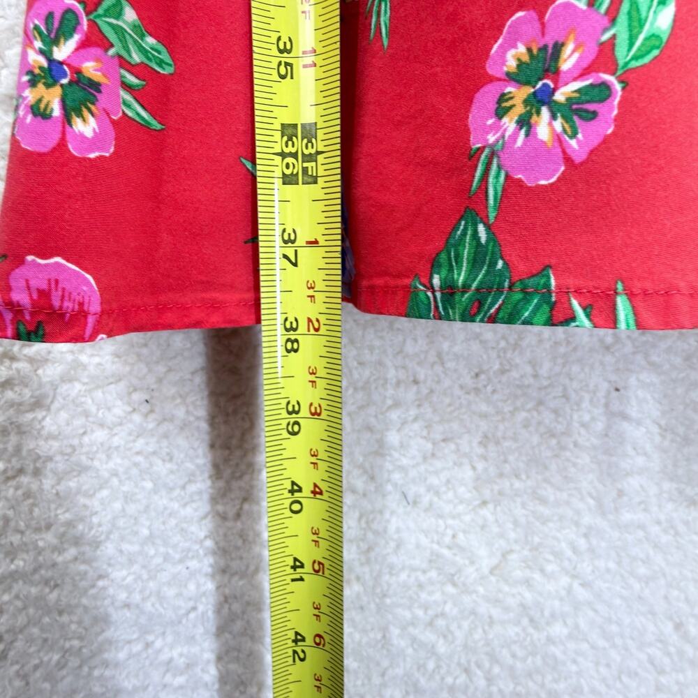 Old Navy Tropical Hawaiian Floral Rayon Tank Slip Flowy Mini Sundress Size 2XL - Picture 5 of 9